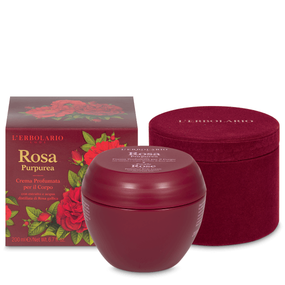 Rosa purpurea crema profumata per il corpo 200 ml edizione limitata