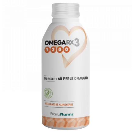 PromoPharma Omega RX3 1200 Integratore per Colesterolo 240 + 60 perle in Omaggio
