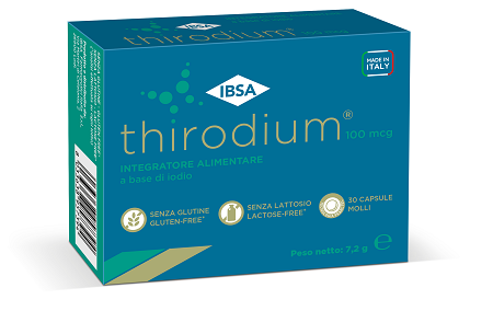 Thirodium 100 mcg Integratore di Iodio 30 Capsule