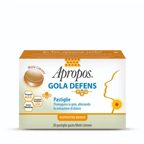 Apropos Gola Defens Pro Miele E Limone 20 Pastiglie