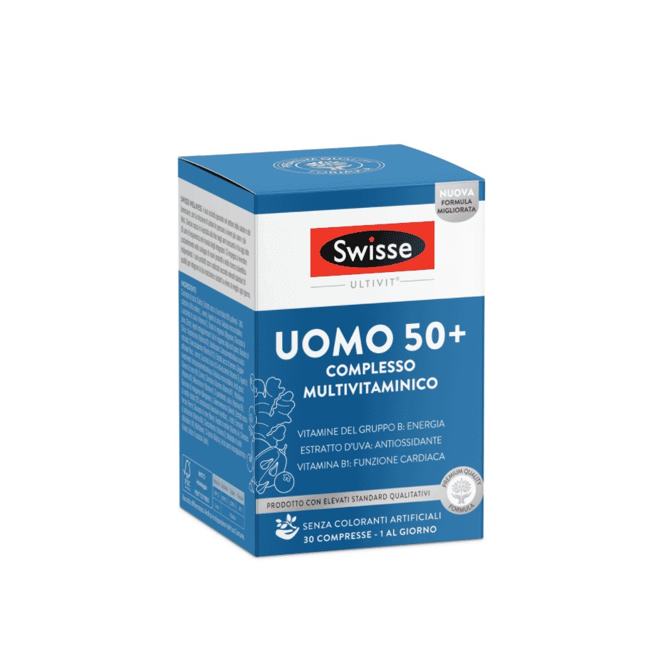 Swisse Uomo 50+ Integratore Multivitaminico 30 Compresse
