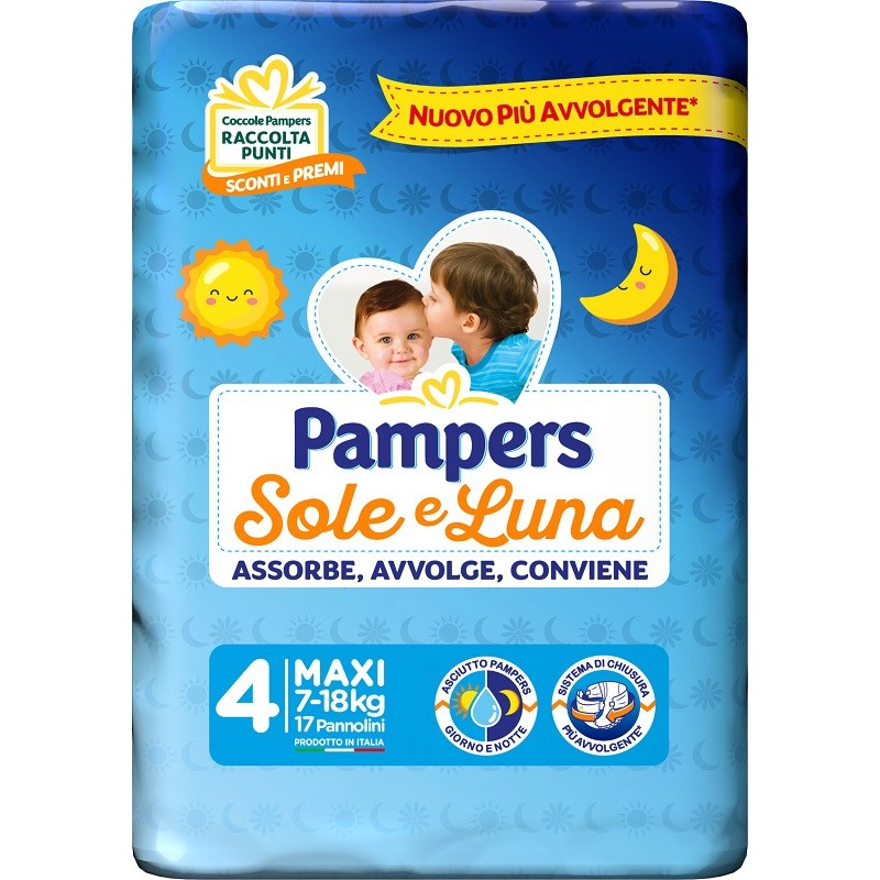 Pampers Sole e Luna Maxi 4 7-18kg