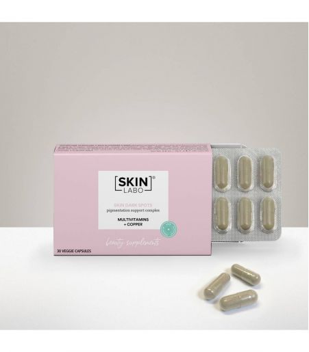 Skinlabo skin dark spots integratore alimentare a base di vitamine e rame 30 capsule 16,5 g