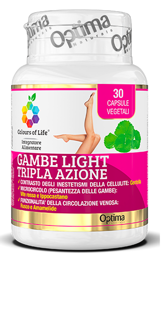 Optima Colours of Life Gambe Light Integratore 30 Capsule
