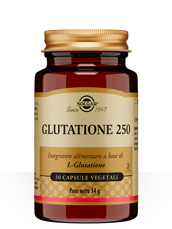 Solgar Glutatione 250 Integratore Antiossidante 30 Capsule