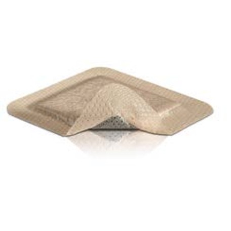 Medicazione In Schiuma Di Poliuretano Mepilex Border Ag Con Argento Assorbente Antimicrobica Bordo Integrato Strato Di Contatto In Silicone Morbido 15 X15 Cm 5 Pezzi