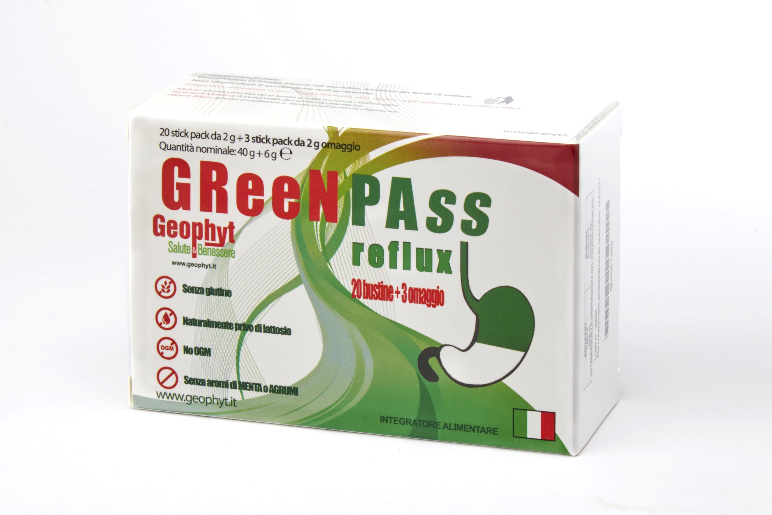 GREEN PASS REFLUX STICKPACK