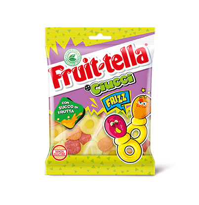 Fruittella Ciucci Frizz Caramelle Gommose Gusto Cola, 90g