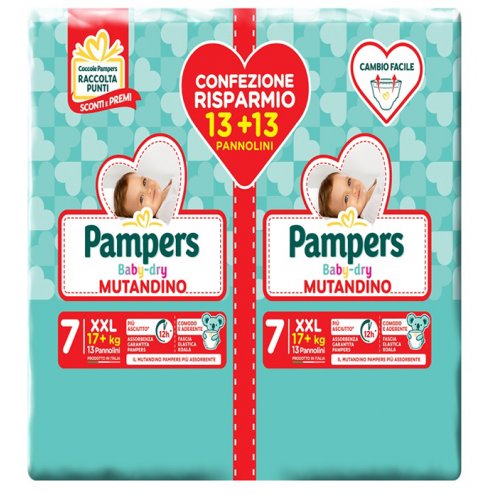Pampers Baby Dry Mutandino 7 XXL