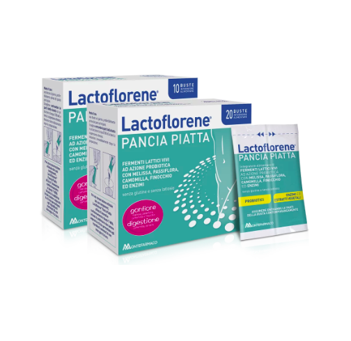 Lactoflorene Pancia Piatta Integratore Gonfiore Addominale 20 Bustine