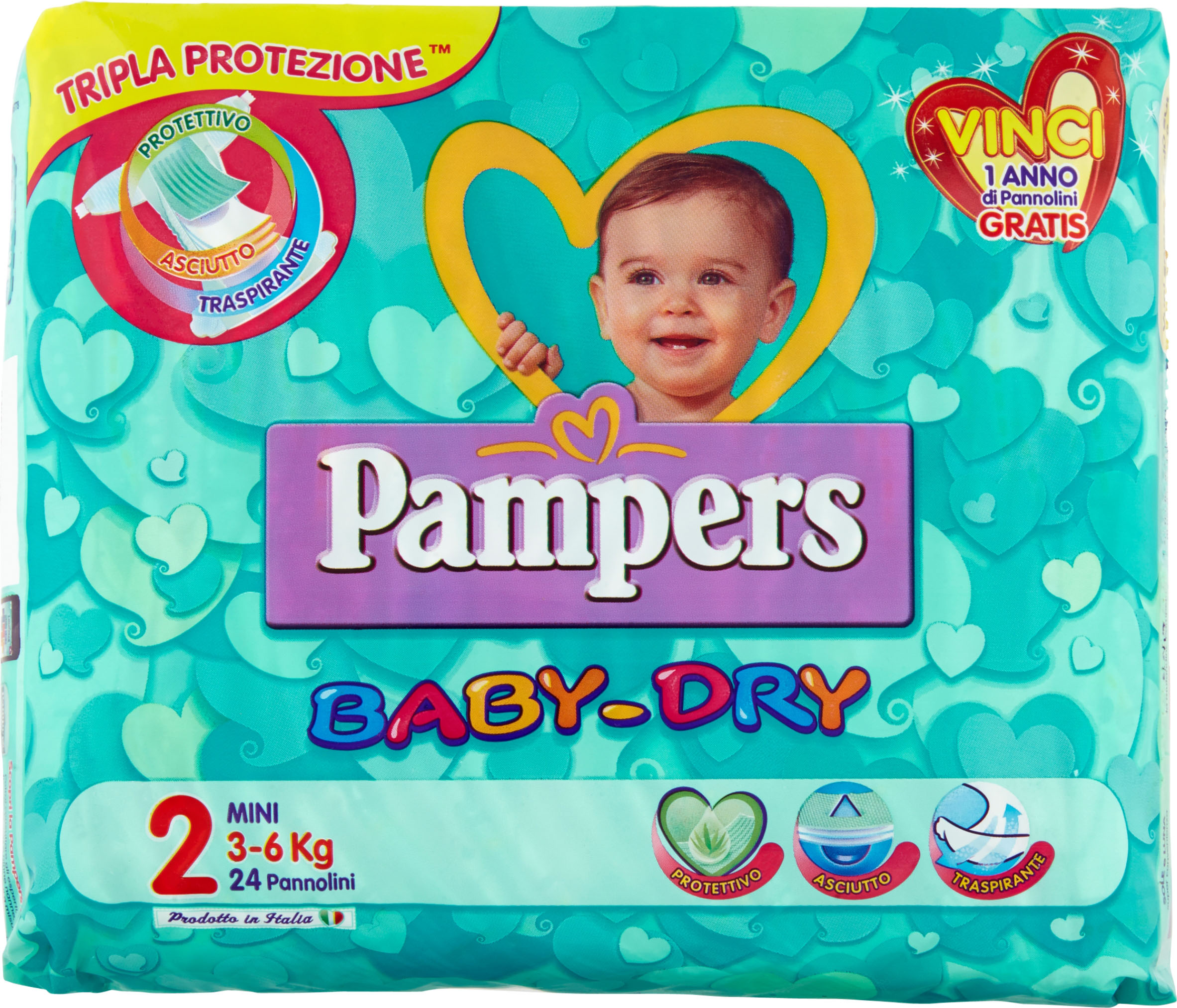 Pampers Baby Dry 3/6 kg
