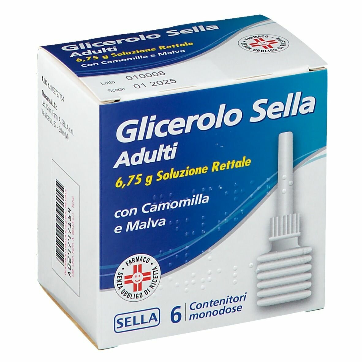 GLICEROLO SELLA*12CONT 6,75G