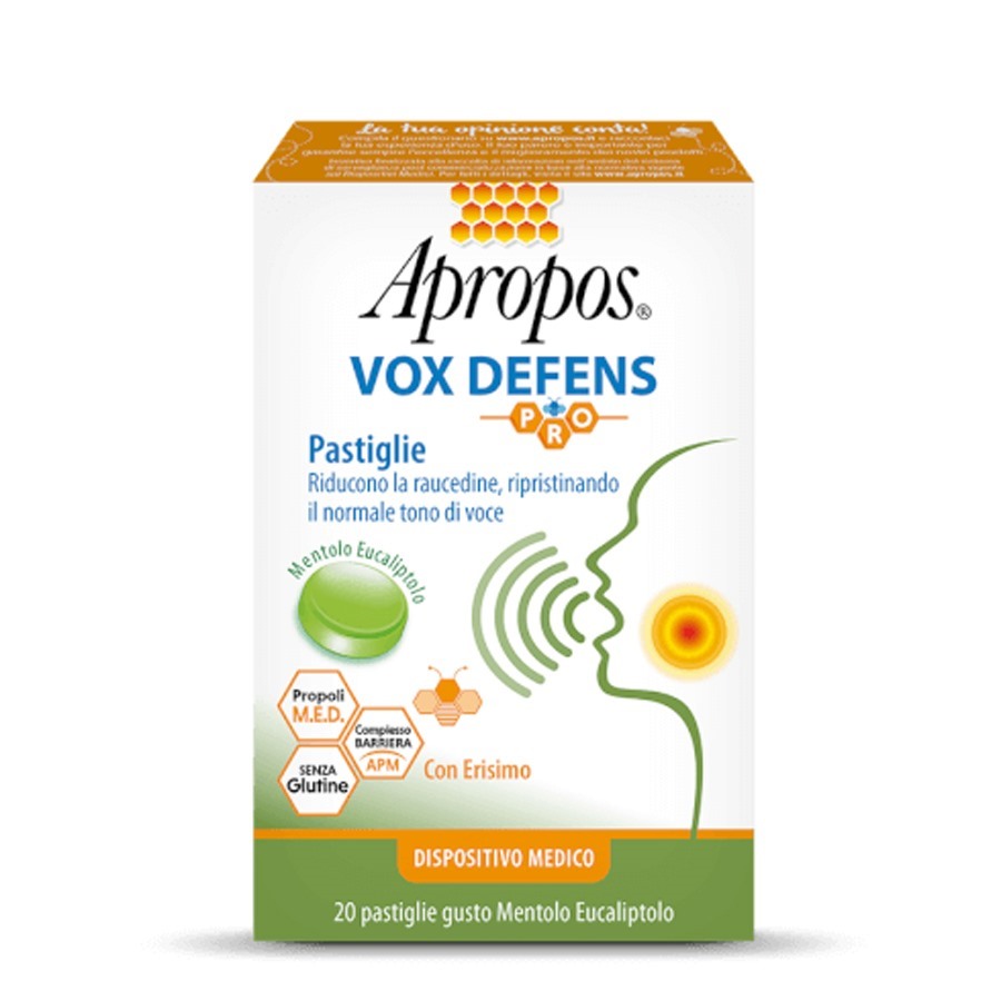 Apropos Vox Defens Pro Mentolo & Eucaliptolo 20 Pastiglie