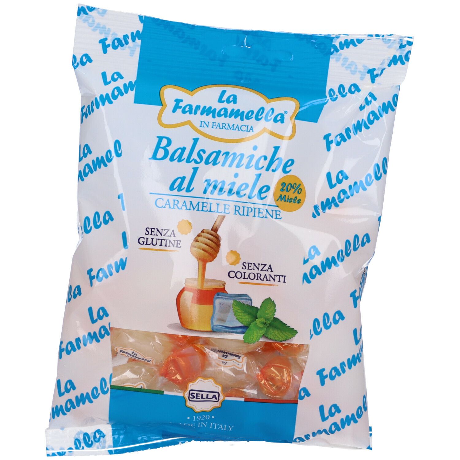 SELLA Caramelle bamlsamiche al miele.