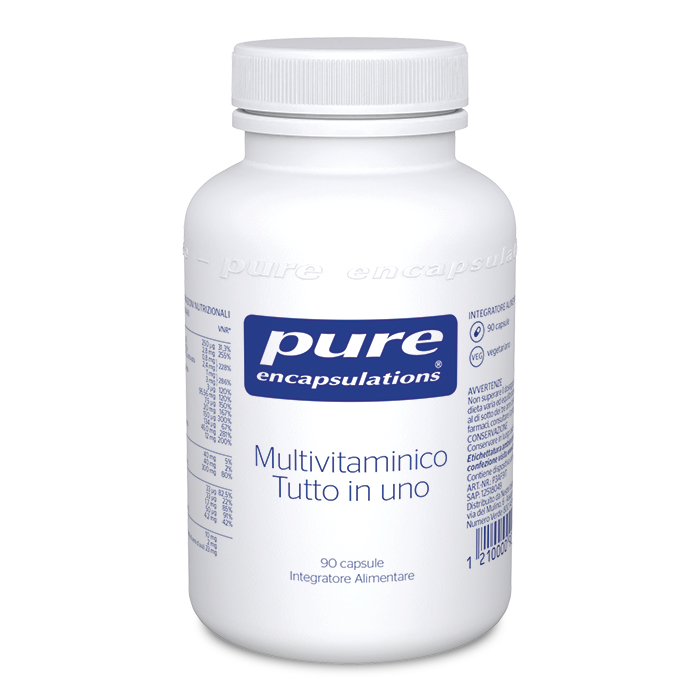 Pure Encapsulations Multivitaminico Tutto in Uno Integratore Per Stanchezza 90 Capsule