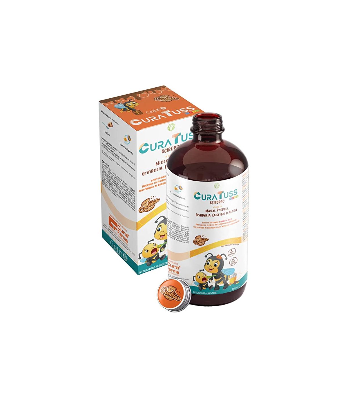 Curalife curatuss kids biscotto cioccolato 200 ml