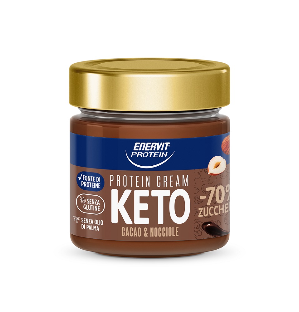 Enervit Protein Cream Keto Crema Proteica a Cacao e Nocciola 180 gr