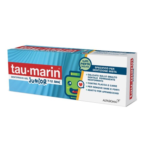 Tau-Marin Dentifricio Gel Junior 7-12 Anni 50 ml