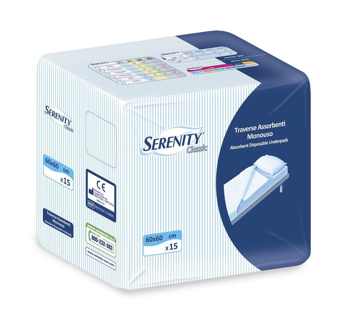 Traversa serenity classic traversa super 60x60 cm 30 pezzi