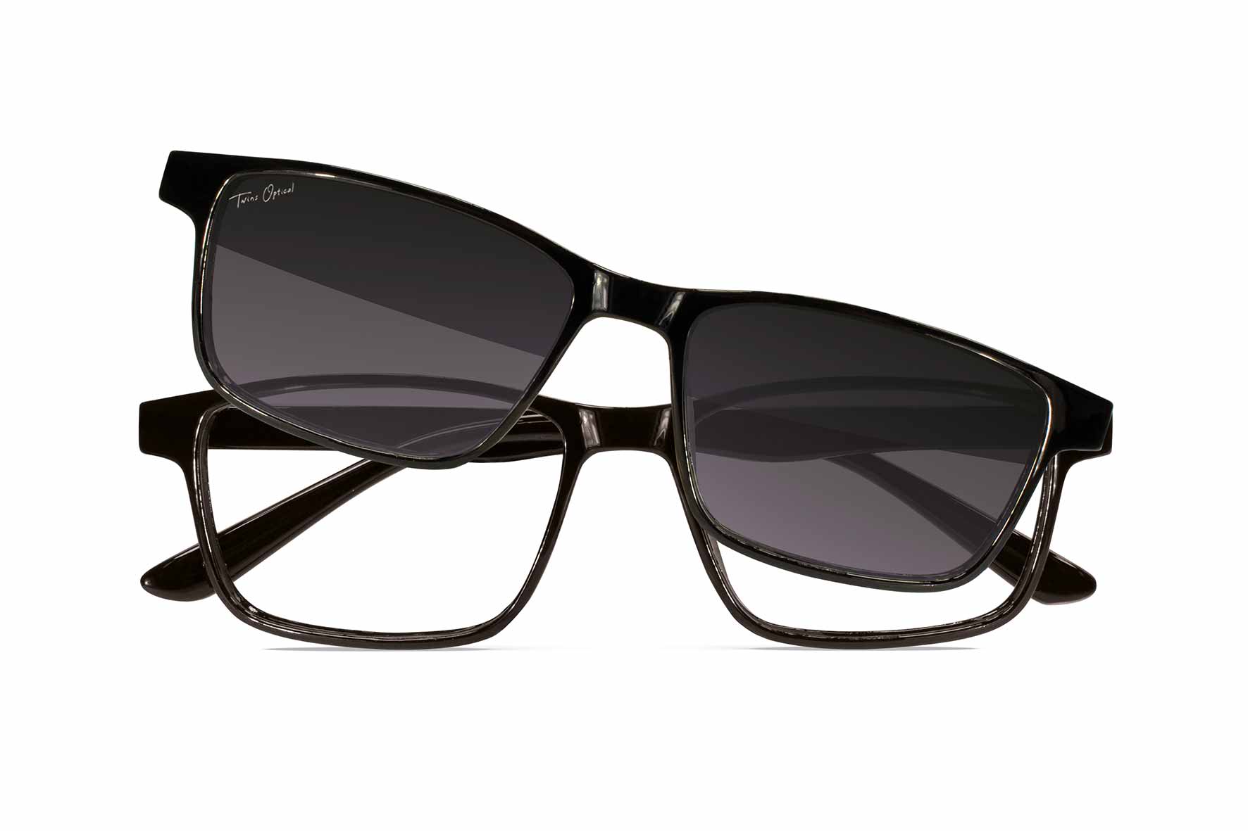 Occhiale da lettura premontato twins platinum brunello nero +3,00 diottrie 1 paio