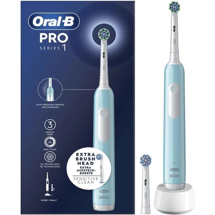 ORALB PRO 1 BLU SPAZZ ELETT+TC