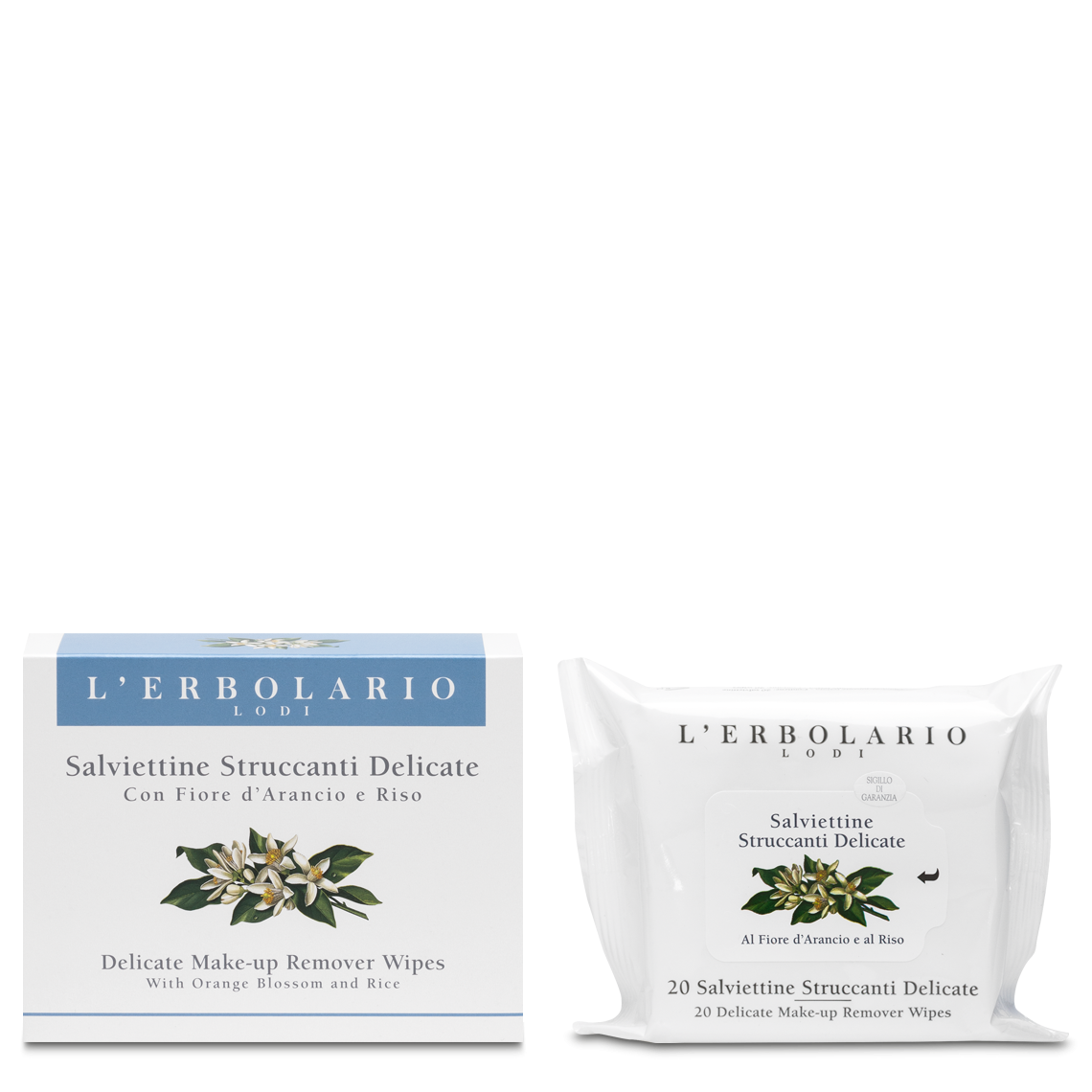 SALVIETTINE STRUCCANTI DEL ARA