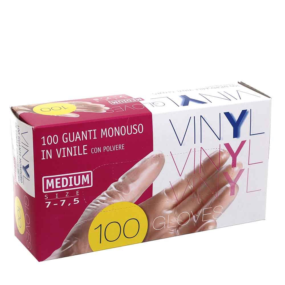 BIOSOFT GUANTO VINILE L 100PZ