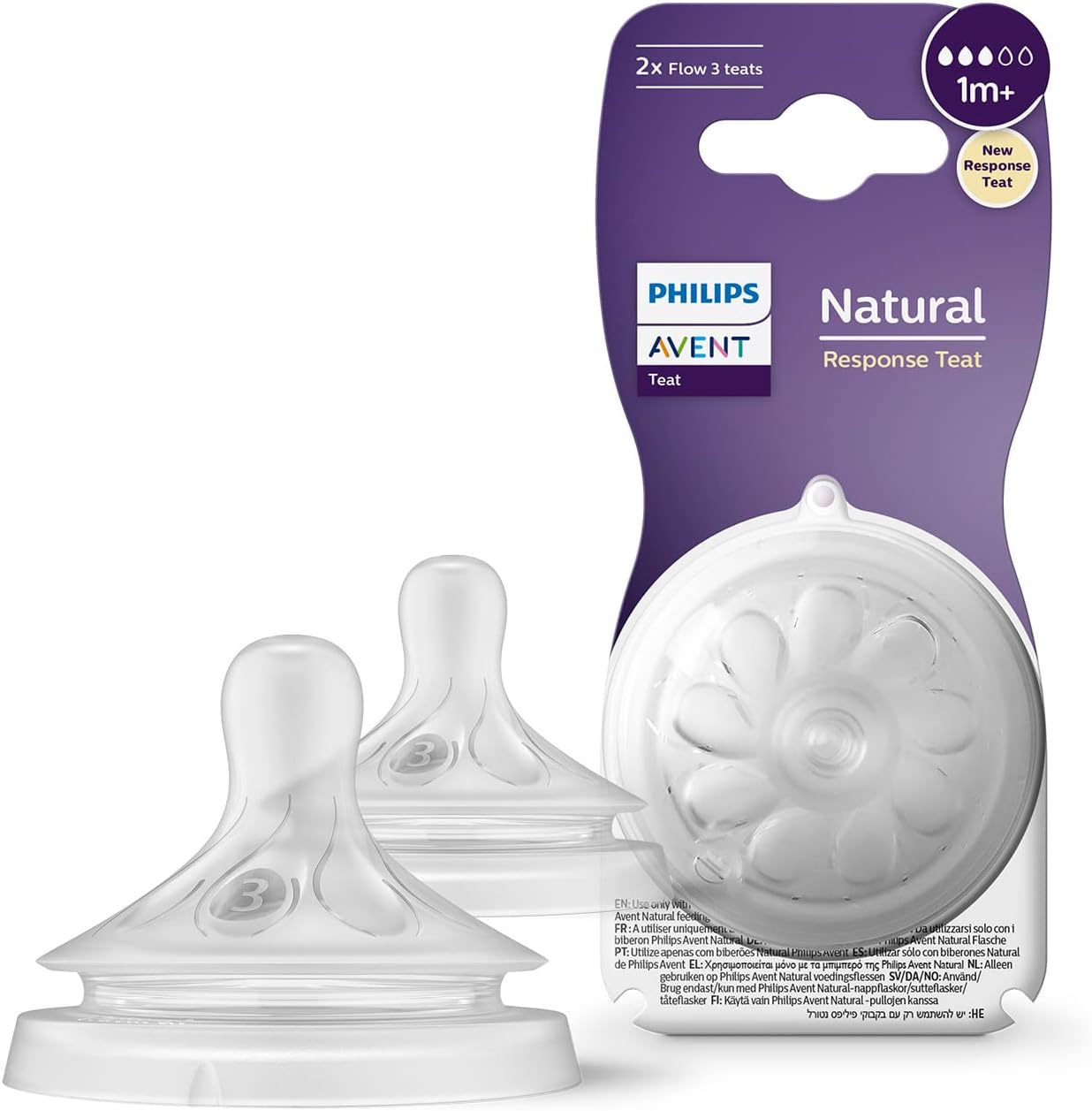 AVENT TETT NAT 3,0 0M+ 2PZ
