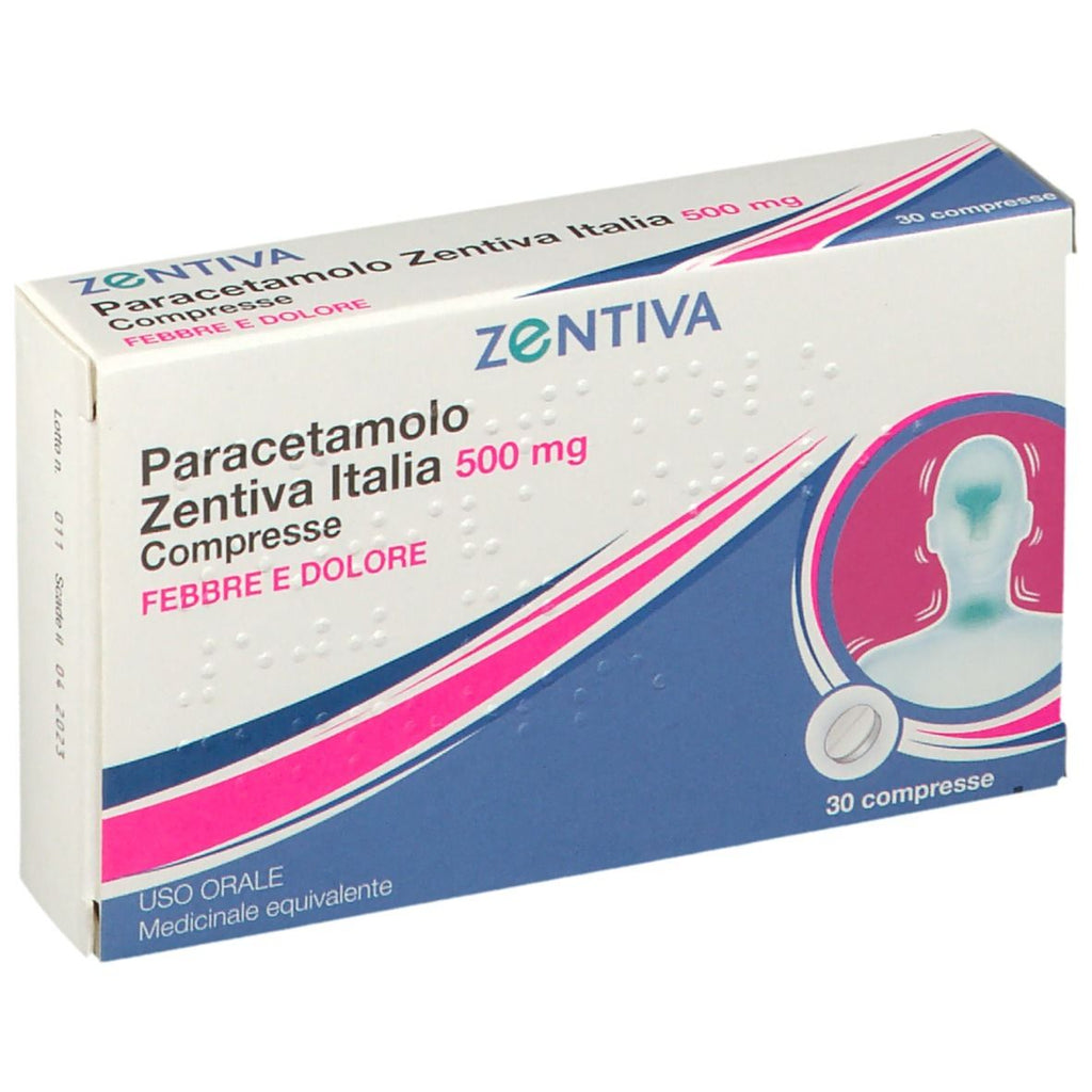 PARACETAMOLO 500mg 30Cpr ZTV