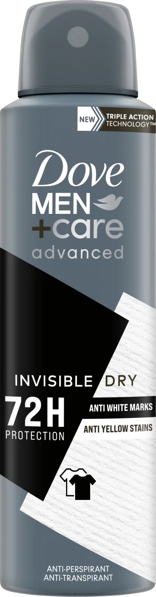 DOVE DEO ADV CARE M INV DRY SP 150