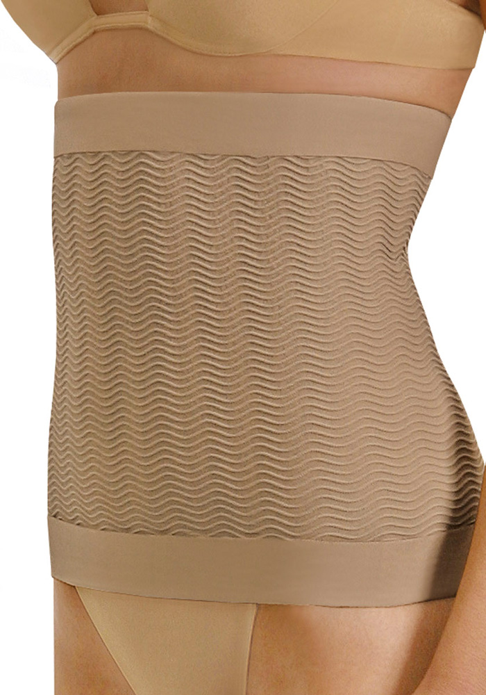 SILVER WAVE ABDOMINAL BAND CHAMPAGNE 2 - M