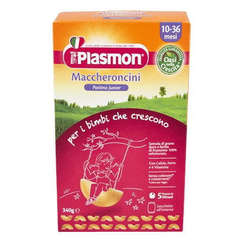 Plasmon Pastina Junior Maccheroncini 340 g