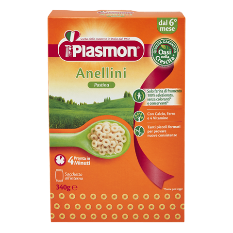 Plasmon Pastina Anellini 340 g