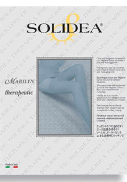 MARILYN Ccl 2 Calza Autoreggente Plus Punta Aperta Natur XL