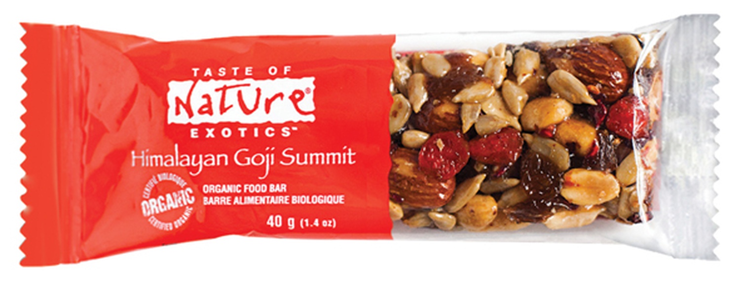 Taste of Nature Barretta al Goji Bio Vegan ad Alto Contenuto di Fibre