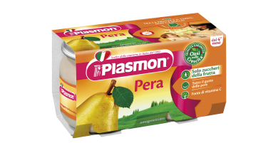 Plasmon Omogenizzato Pera 2 vasetti da 104 g
