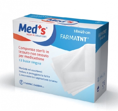 Med's Compresse Di Garza Sterile TNT 10 x 10 cm 100 Pezzi