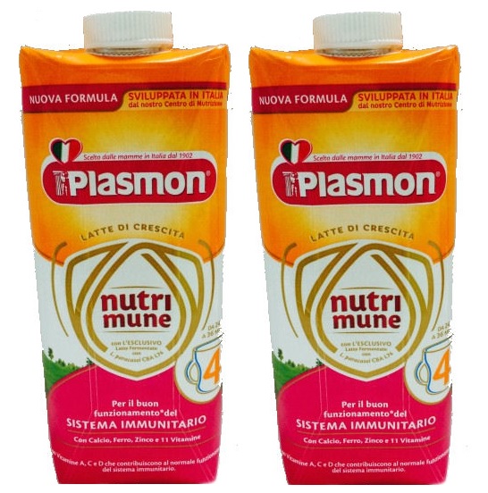 Plasmon Latti Di Crescita Nutrimune Stage 4 Liquido 2x500 ml