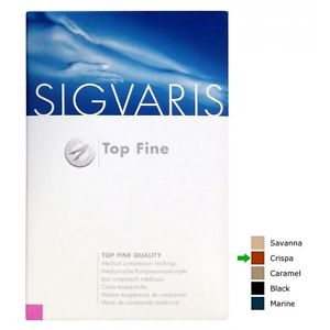 Sigvaris top fine 701 ccl1 tfq monocollant destro lungo crispa punta aperta m plus