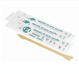 Med's Abbassalingua Legno A Spatola Confezione 100 Pezzi