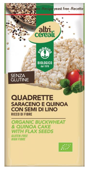 Altri Cereali Quadrette Al Grano Saraceno E Quinoa Biologico 130 g