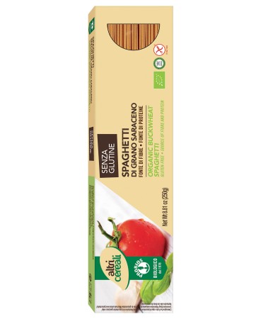AltriCereali Specialità Grano Saraceno Pasta Spaghetti Biologici 250 g
