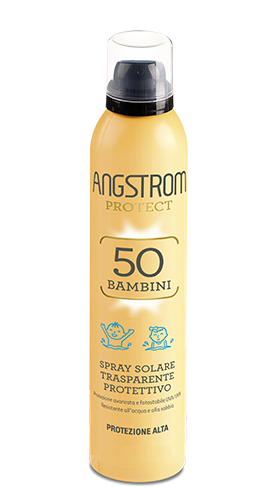 Angstrom Kids Spray Solare Trasparente SPF 50 Protezione Bambini 250 ml
