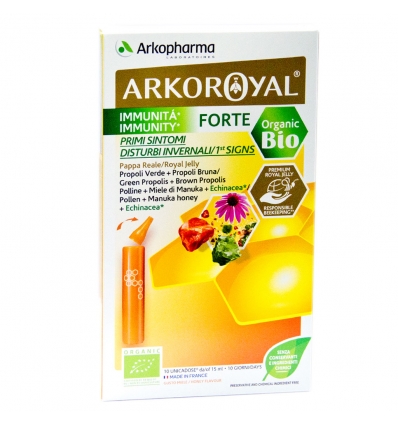 Arkopharma Arkoroyal Immunità Forte Bio 10 Flaconcini