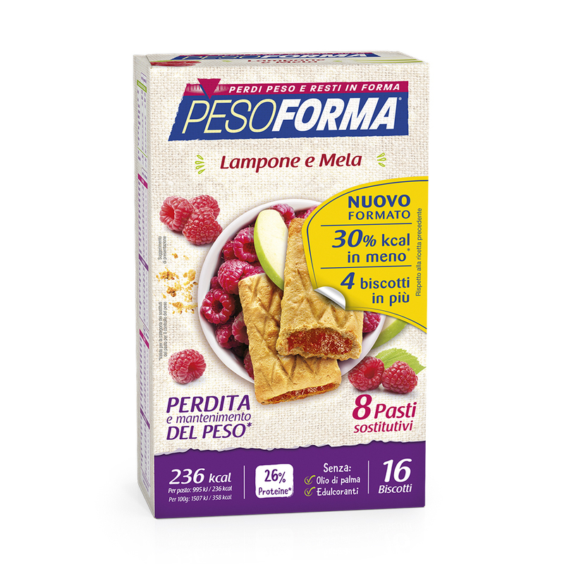 PESOFORMA® Biscotti Lampone e Mela