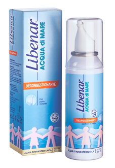 Libenar Acqua di Mare Ipertonica Decongestionante Spray Nasale 100 ml