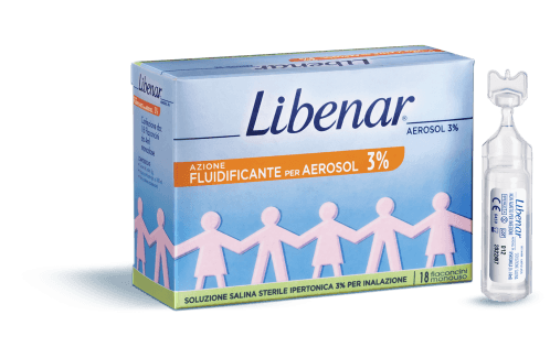 Libenar Aerosol 3% Fiale Soluzione Salina Ipertonica 18 Flaconcini