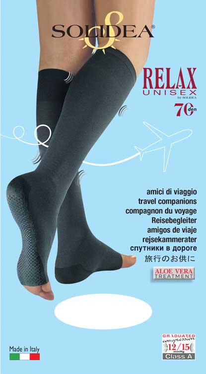 Relax 70 Gambaletto Punta Aperta Blu Scuro XXL