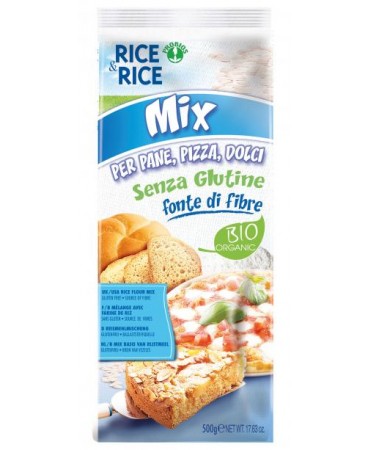 Rice&Rice Mix Per Pane Pizza Dolci Biologico 500 g