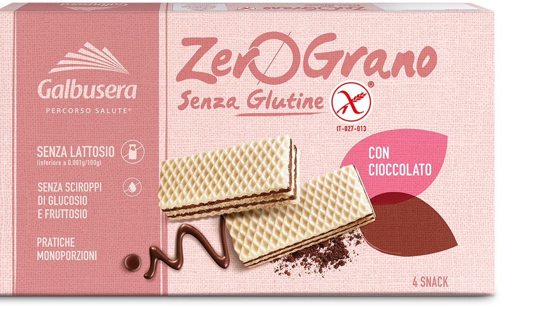 ZeroGrano Wafer Al Cioccolato Senza Glutine 180 g
